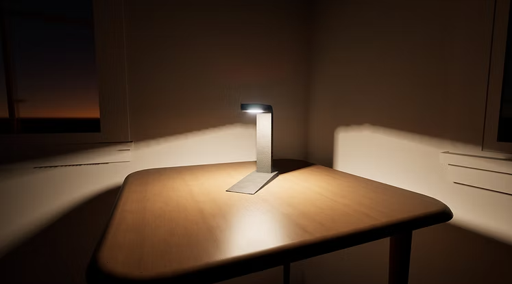 Modern Concrete Desk Lamp