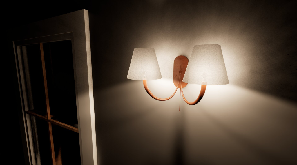 Noir Hourglass Wall Sconce